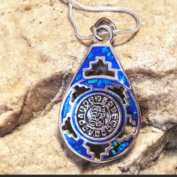 Fashion Jewelry Jewelry - 🆕🌊 Blue Fire Opal Pendant